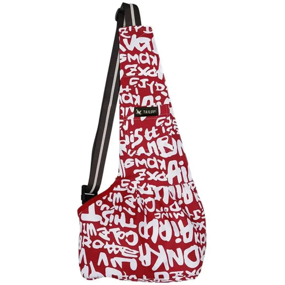 PawVoyage Pet Sling Carrier Bag Hands Free Travel Dogs Cats