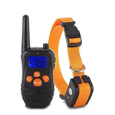Electronic Dog Training Collar With Remote LCD Screen