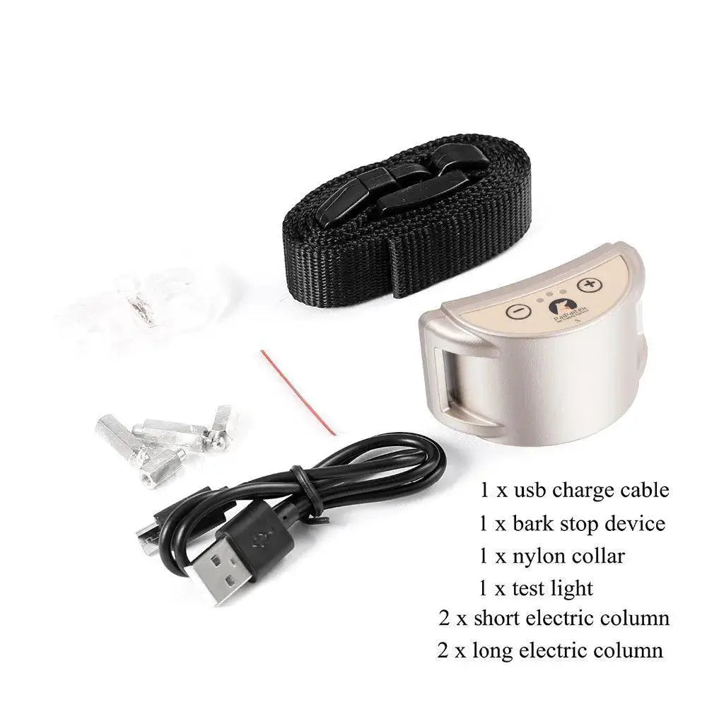 Dog Bark Control Collar Adjustable Sensitivity Rechargeable
