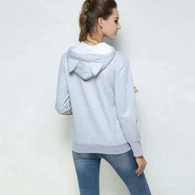 Big Kangaroo Pet Carrier Hoodie Cozy For Small Dogs And Cats