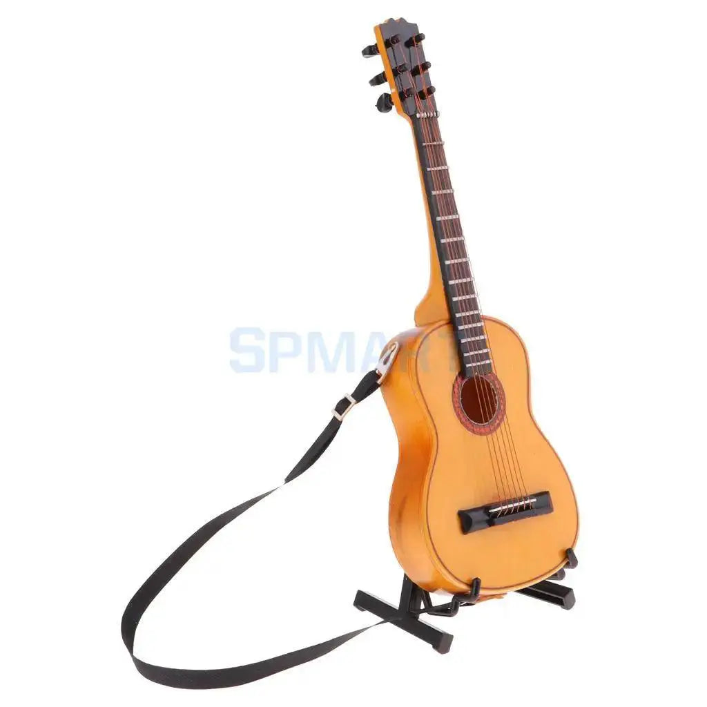 1/6 Scale Handcrafted Wooden Electric Guitar Model Ornament - OurLum.com