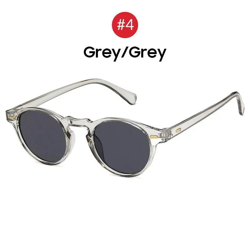 VIVIBEE UV400 Oval Small Sunglasses Unisex for Men Women