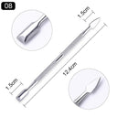 Stainless Steel Cuticle Pusher Tool for Professional Care