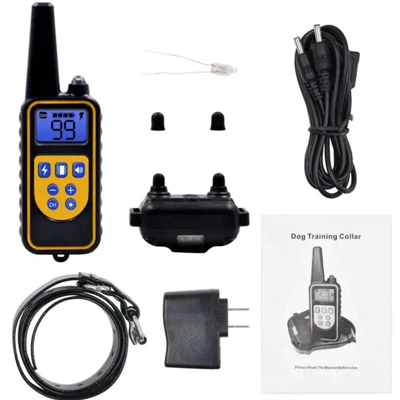 Electric Dog Training Collar Remote Waterproof Rechargeable