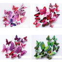 Butterfly Wall Stickers: 3D Home Decor Butterflies Magnet Decals