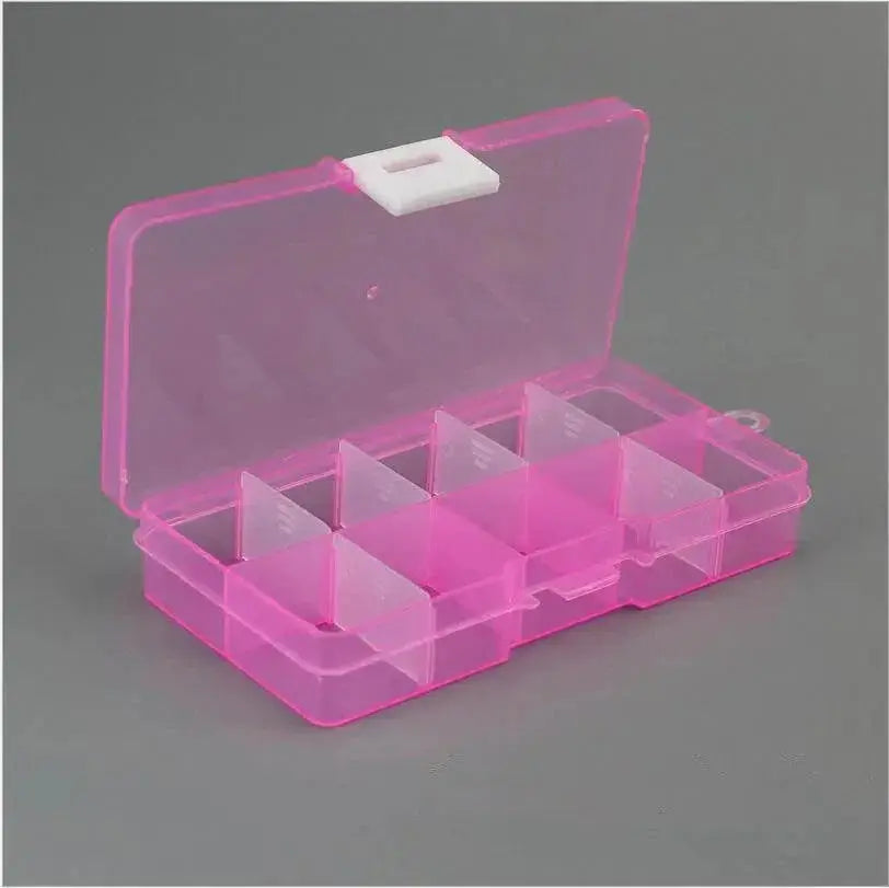 Adjustable Plastic Jewelry Box Organizer Kit For DIY Crafts