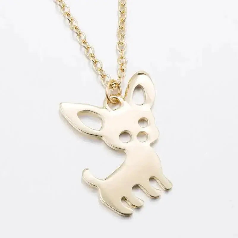 Chihuahua Pet Pendant Necklace Adorable Animal Love Jewelry