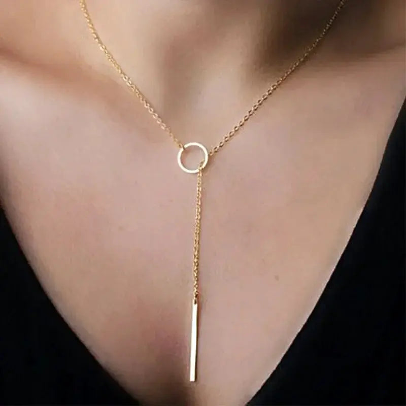 NK547 Punk Women Necklace Minimalist Dainty Clavicle Jewelry