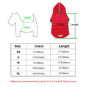 Chihuahua Winter Jacket Red Waterproof Coat for Dogs
