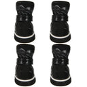 Pet Dog Snow Boots Set: Warm Waterproof Anti-Slip Shoes