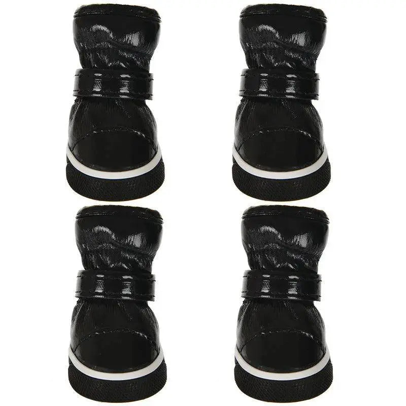 Pet Dog Snow Boots Set Warm Waterproof Anti Slip Shoes
