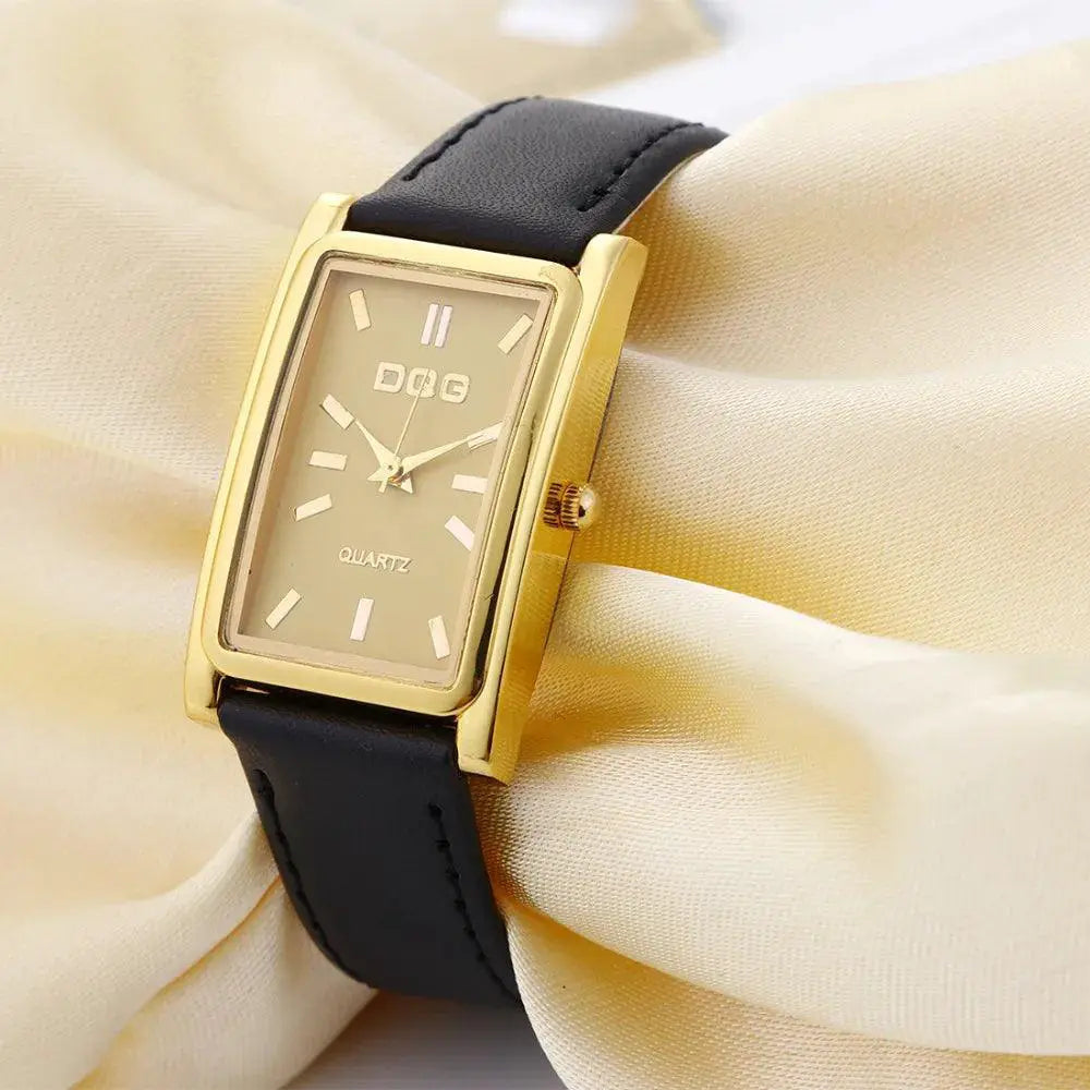 Sophisticated Gold Womens Quartz Watch Elegant Business