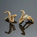 Cuff Links Brass Musical Instruments
