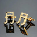 Cuff Links Brass Musical Instruments