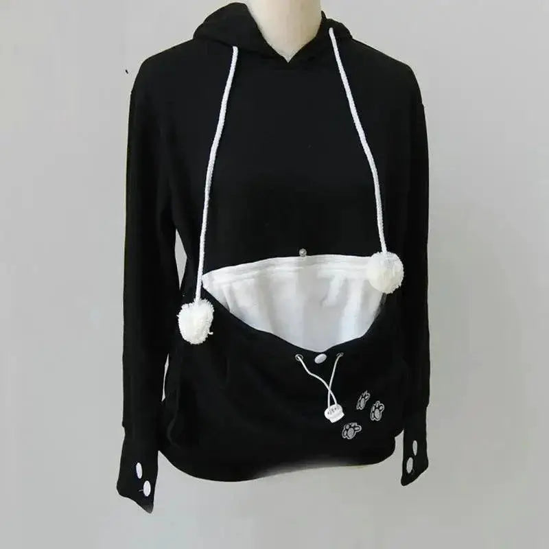 Big Kangaroo Pet Carrier Hoodie Cozy For Small Dogs And Cats