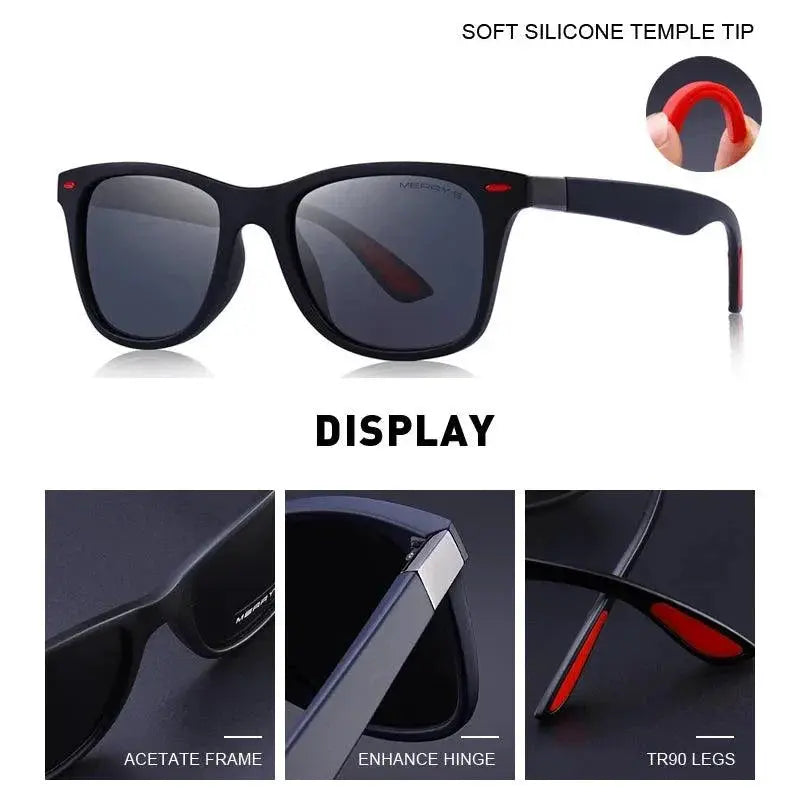 Unisex Classic Retro Polarized Sunglasses With UV Protection