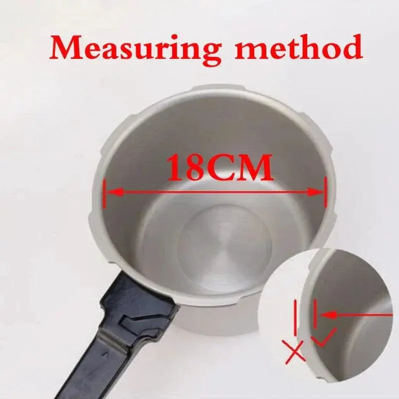White Silicone Gasket For Pressure Cookers 18 To 32 Cm