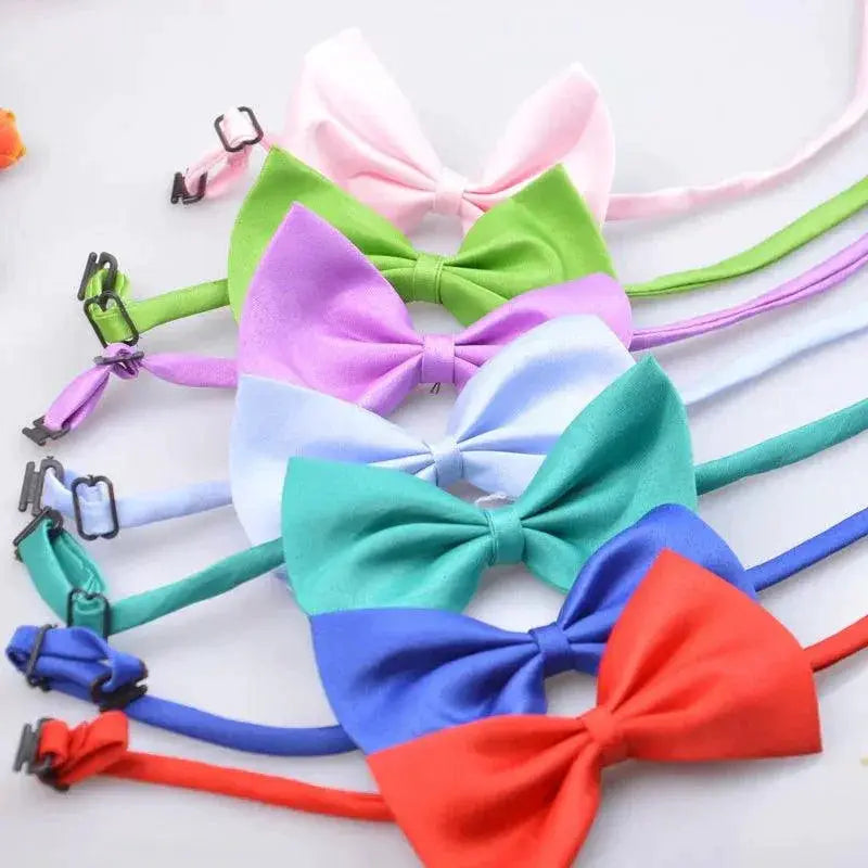 Pet Bow Tie Set Multicolor Grooming Accessories For Pets
