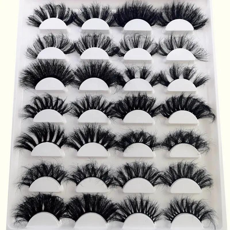 3D Mink Fluffy Eyelashes Variety Pack For Eye Looks