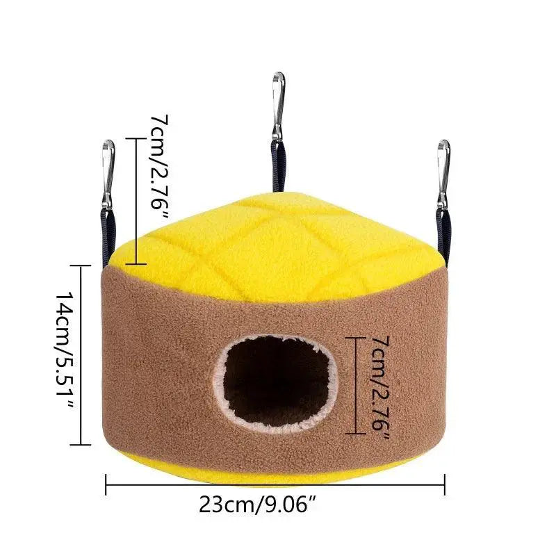Cozy Bird Hammock Cage Accessory Snuggle Hut for Small Pets