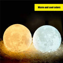 Rechargeable LED: 3D Moon Lamp Touch Control Night Light