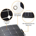 100W Flexible Solar Panel RV Kit