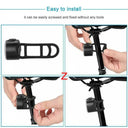 Waterproof Mini Bike Lamp Front Light White Taillight Red