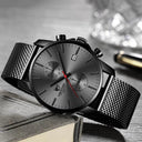 Chronograph Watch: Men's Luxury Sleek Timepiece for Style