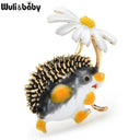 Lovely Hedgehog Brooches for Casual and Party Wear