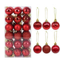 Deluxe Holiday Ornament Set - Vibrant Christmas Decor