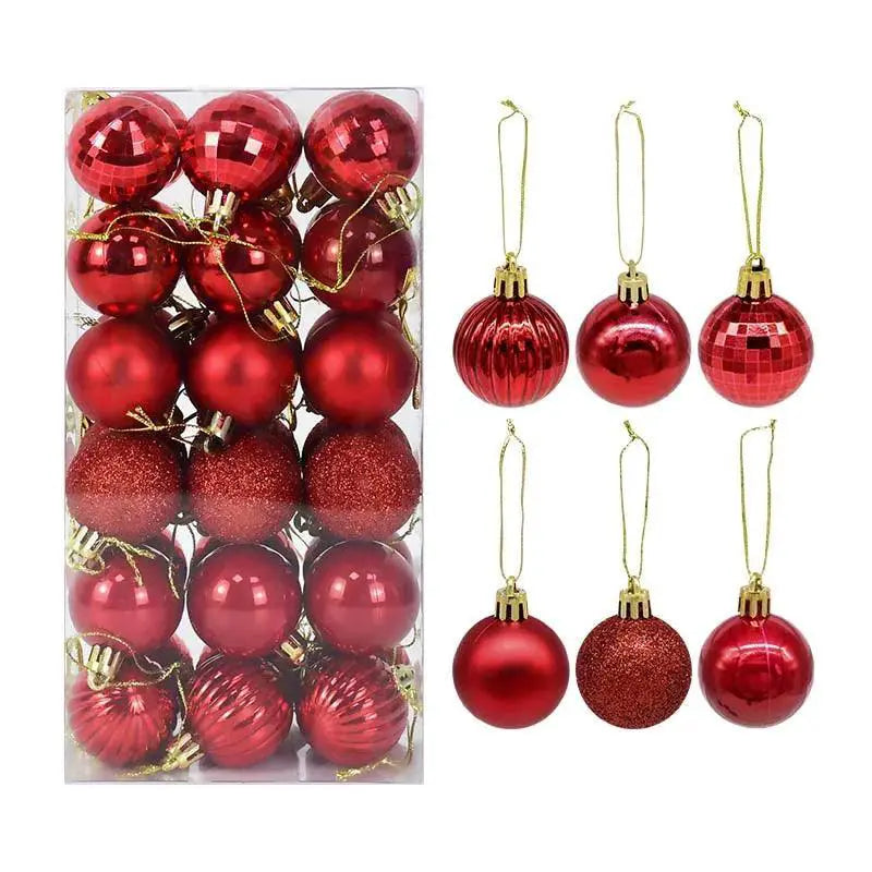 Deluxe Christmas Ornament Set Vibrant Holiday Decor