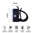 Waterproof Mini Bike Lamp Front Light White Taillight Red