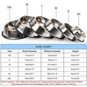 Stainless Steel Dog Bowl Hygienic Feeder for Cats and Dogs