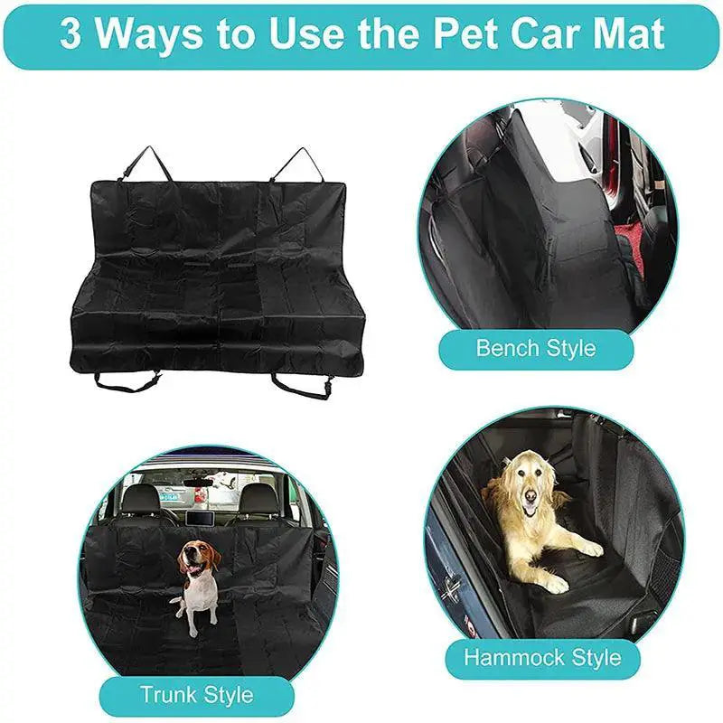 PawGuard Waterproof Dog Car Seat Cover Travel Mat Protector
