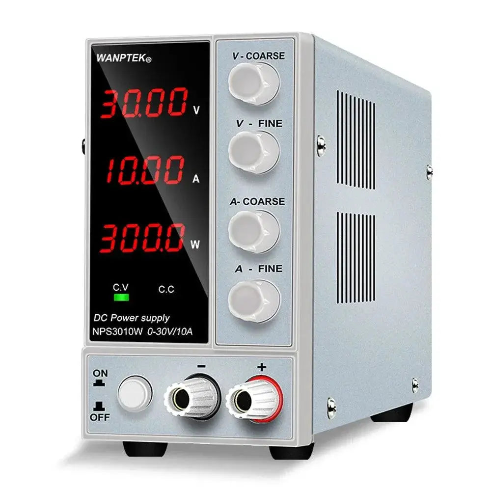 Wanptek Adjustable DC Power Supply 30V 10A LED Digital Lab