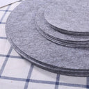 Set Of 24 Eco-Friendly Felt Plate Protectors For Cookware