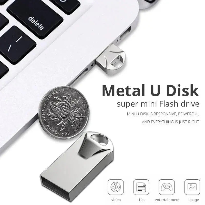Mini Metal USB Flash Drive Reliable High Speed Storage