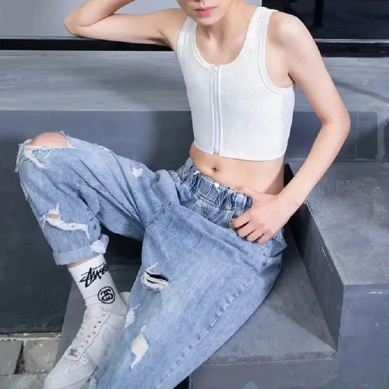 Comfortable Unisex Transgender Chest Binder Vest Shapewear