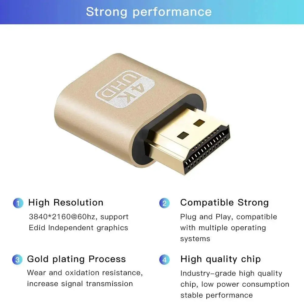 VGA Virtual Display Adapter Enhanced Graphics 4K Simulation
