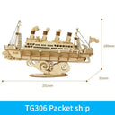 Robotime 3D Boat Puzzle for Kids Skills