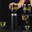 Stainless Steel Vacuum Cup With Smart Temperature LED Display 450ml Tea Cup