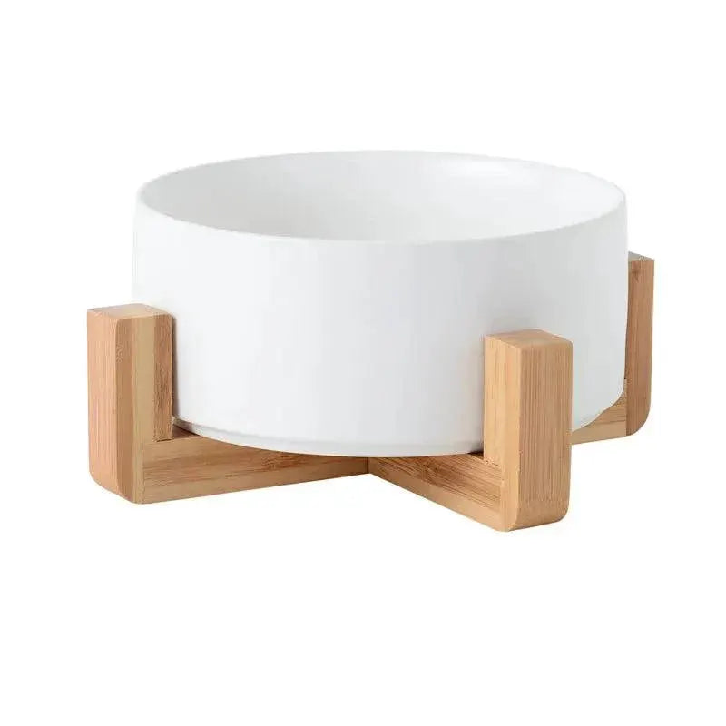 Eco Ceramic Pet Feeding Bowls for Pets — White upgrade