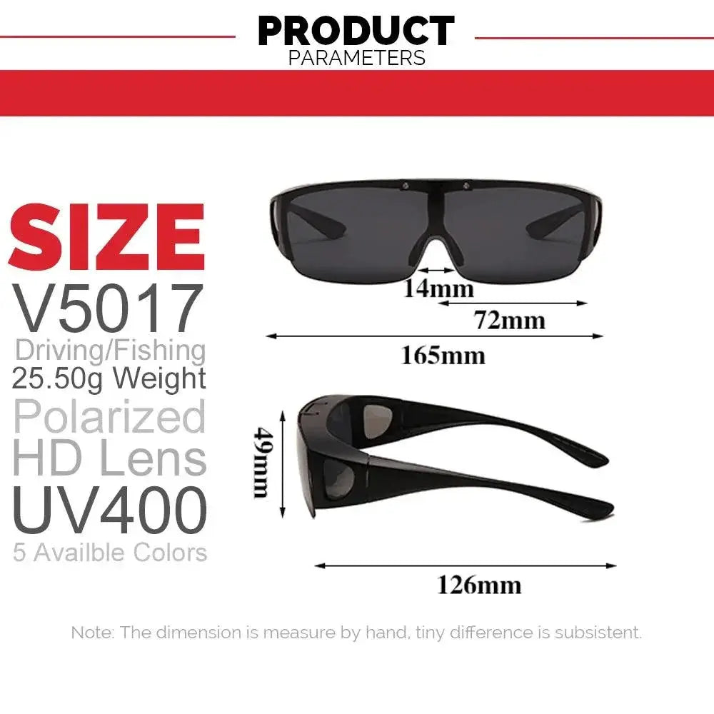 Polarized Fit Over Sunglasses For Prescription Glasses