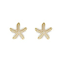 Lightweight Starfish Earrings for Women