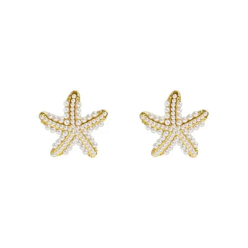 Starfish Earrings For Sleeping Women Fashion Elegance