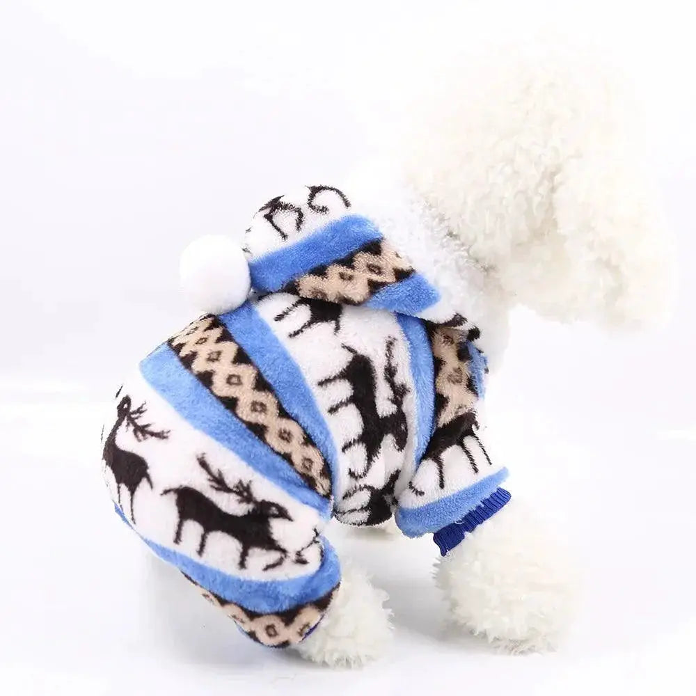 Soft Fleece Dog Coat Costume Cozy For Yorkie And Chihuahua
