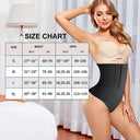 High Waist Tummy Control Thong Slimming Body Shaper Women