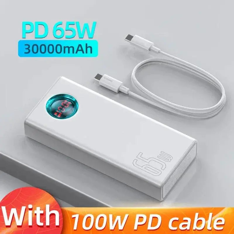 Baseus 30000mAh 65W PD Fast Charging Power Bank Pro