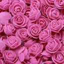 3cm Foam Rose Teddy Bear Flowers for DIY Wedding Decor
