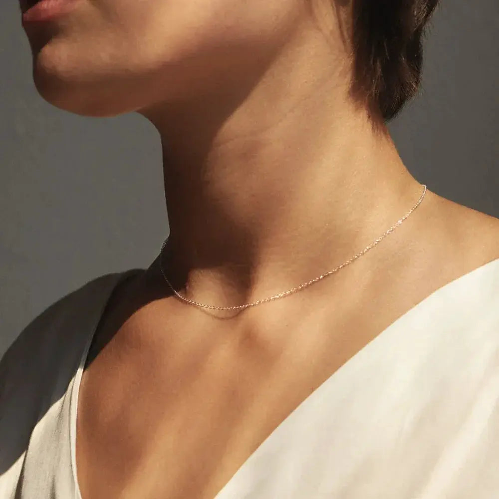 Emanco Fine Chain Necklace Stainless Steel Gold Pendants